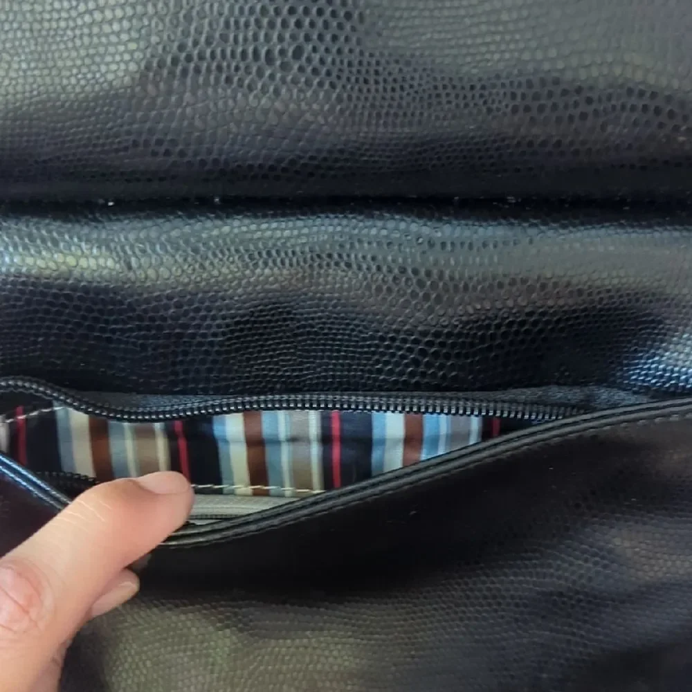Elegant Black Textured Bag